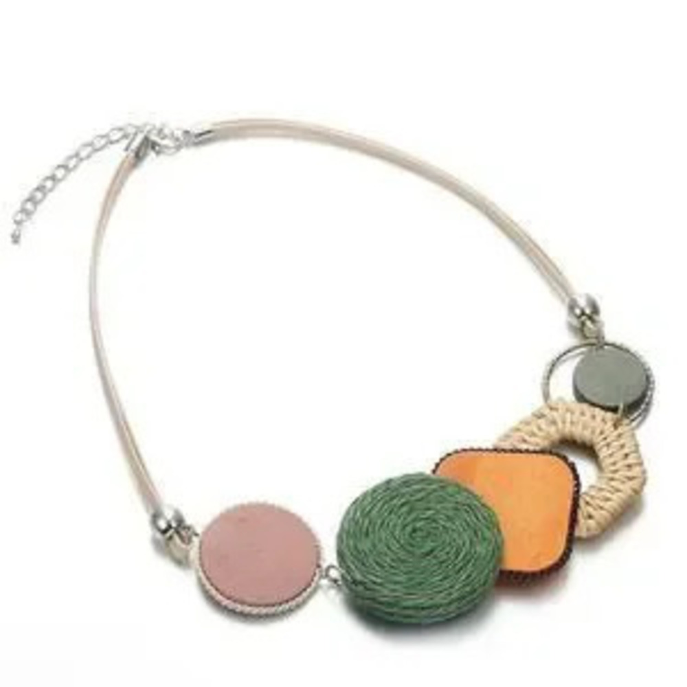 Handmade?Bamboo Necklace for Women Statement Necklace